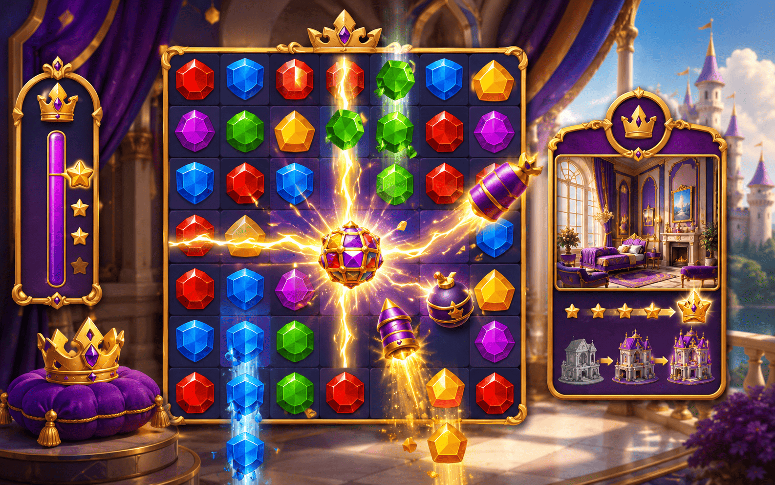 Match-3 Game Development: How to Build a Game Like Royal Match (Cost, Mechanics & Tech Stack)